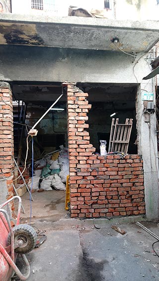 台南永康磚牆隔間